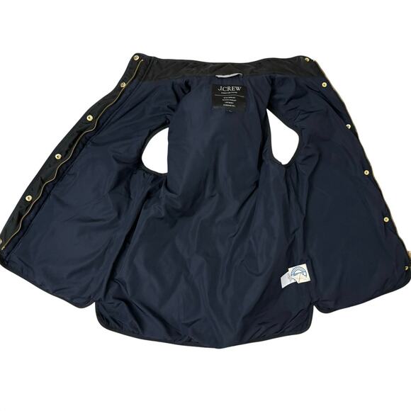 J.Crew Black Quilted Signature Puffer Vest Women’s S PrimaLoft Water Repellent - Picture 9 of 13